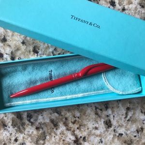 Elsa Peretti for Tiffany & Co. Red Lacquer Pen